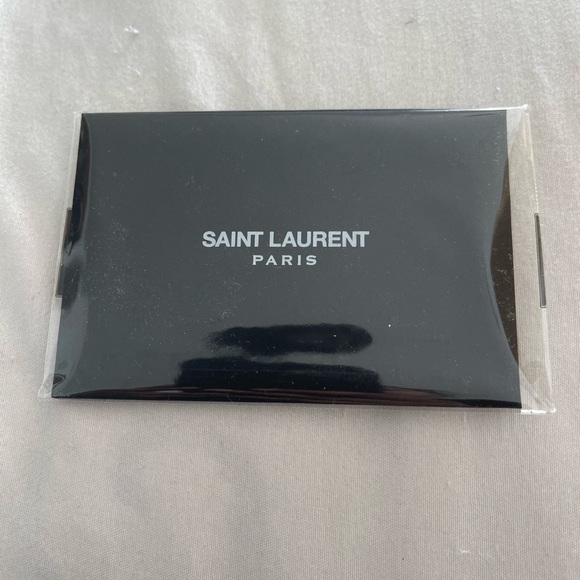 LIKE NEW Authentic YSL CASSANDRE MATELASSÉ ENVELOPE CHAIN WALLET - Picture 6 of 6